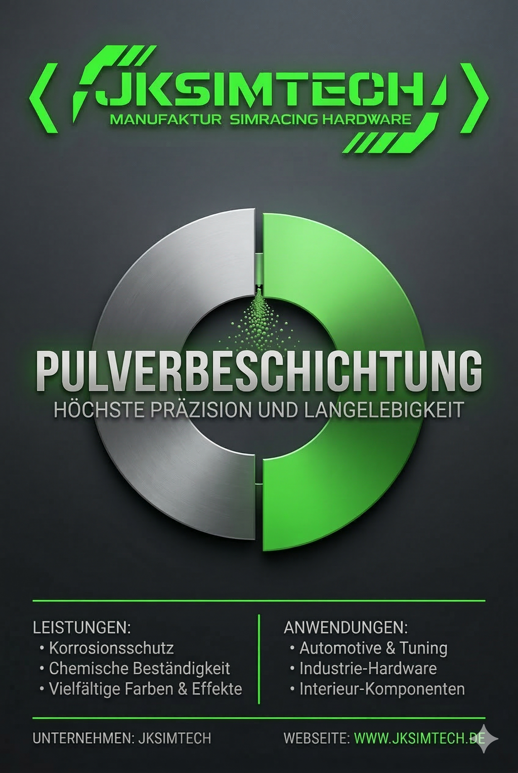 Pulverbeschichtung eurer Bauteile