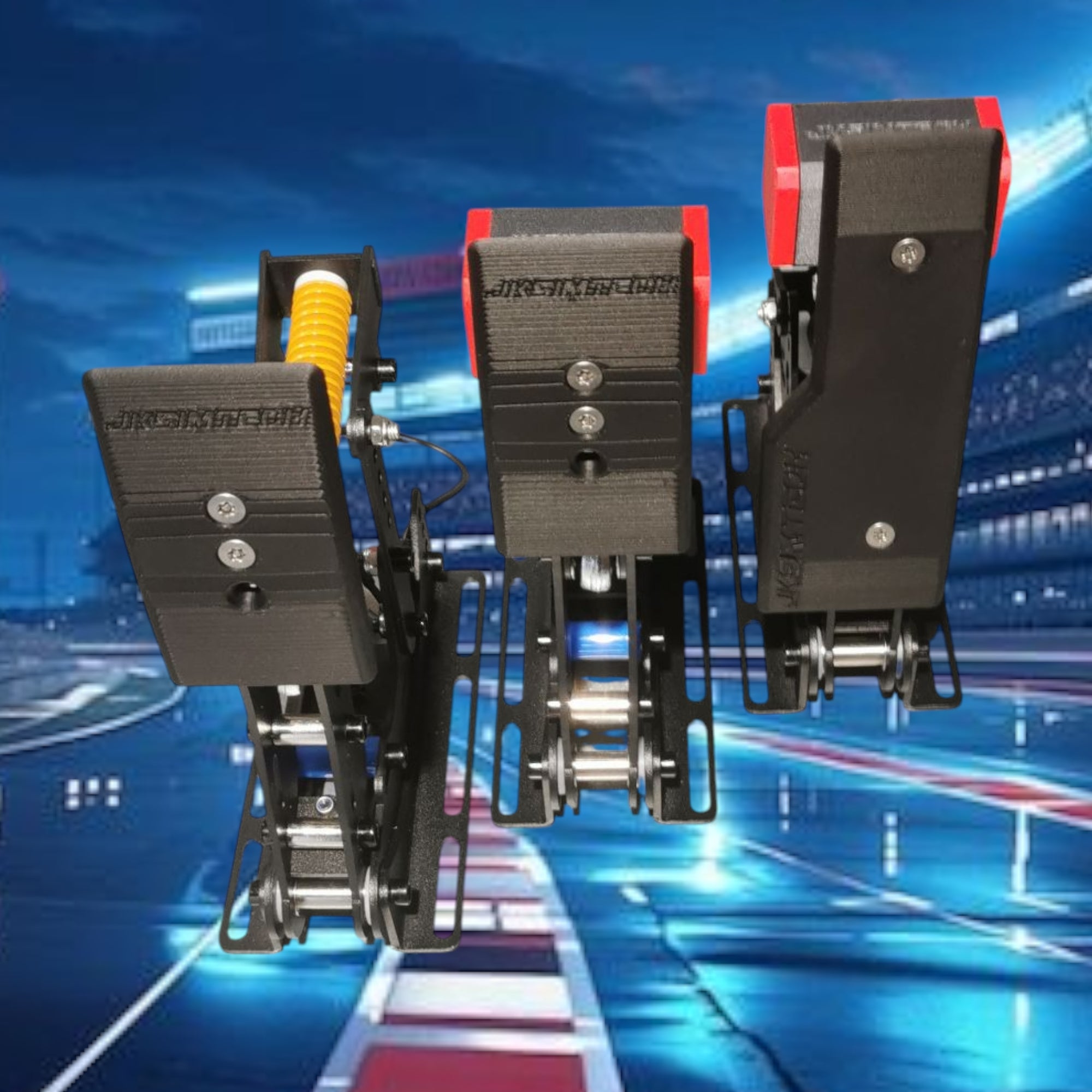 JKSIMTECH GT2 Pedal Set - 2er und 3er Pedal Set in Schwarz