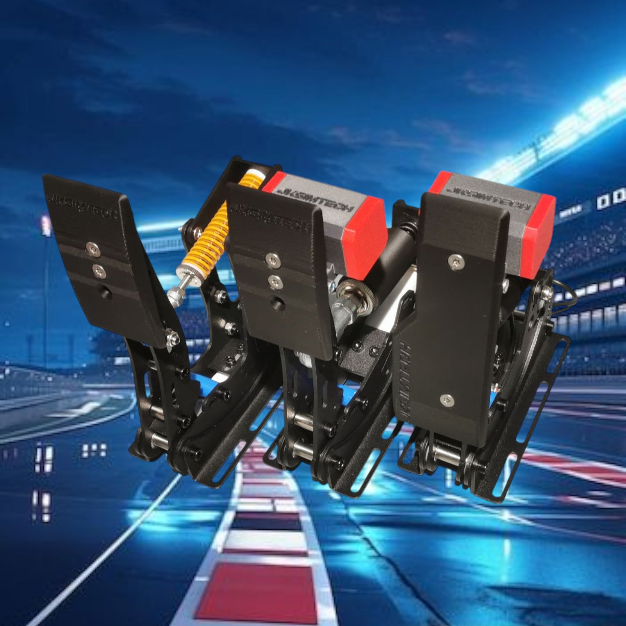 JKSIMTECH GT2 Pedal Set - 2er und 3er Pedal Set in Schwarz