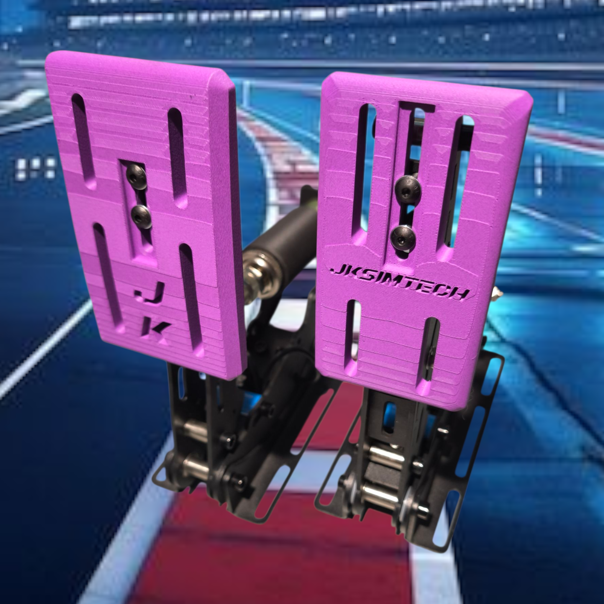 JKSIMTECH GT2 Pedal Set - 2er und 3er Pedal Set in Schwarz