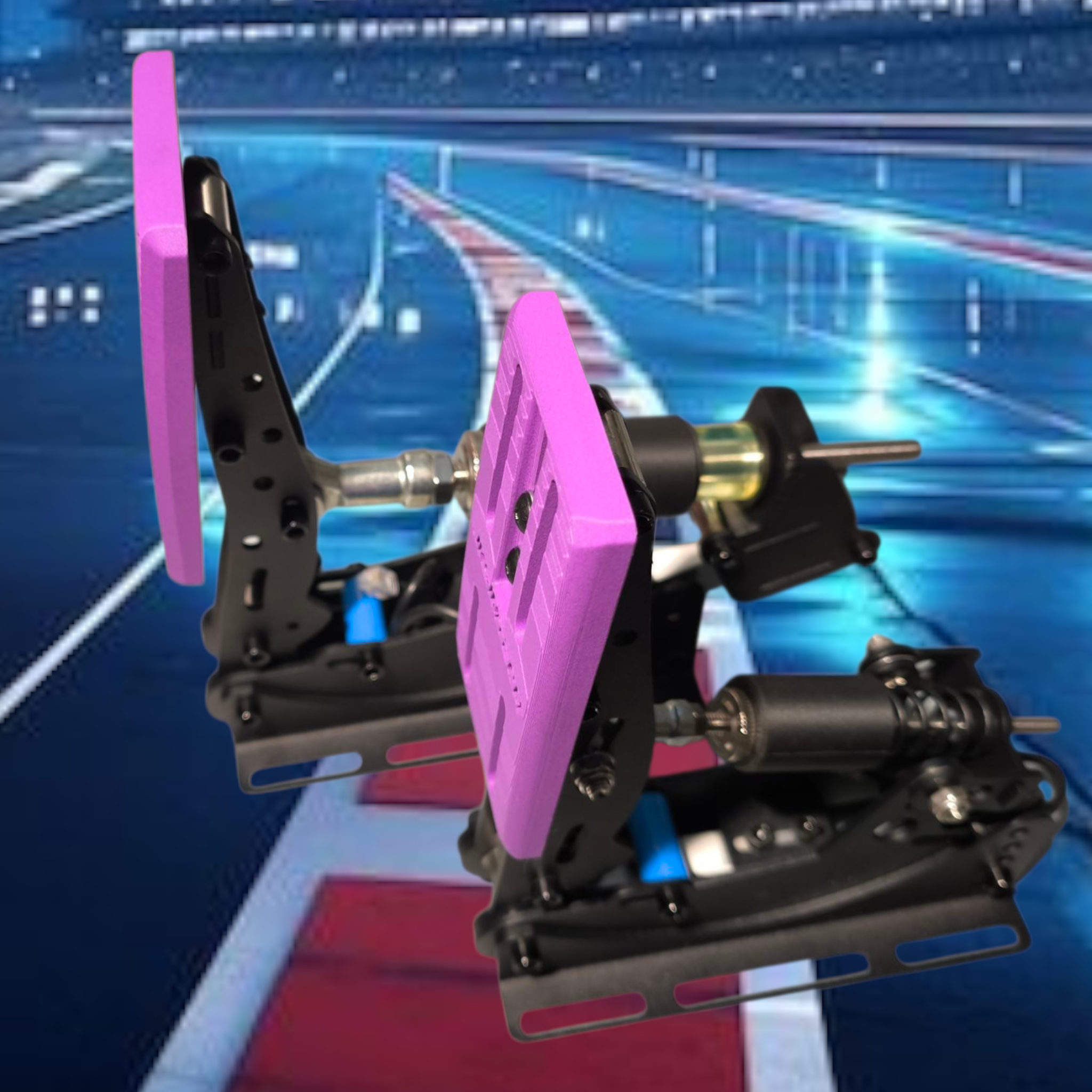 JKSIMTECH GT2 Pedal Set - 2er und 3er Pedal Set in Schwarz