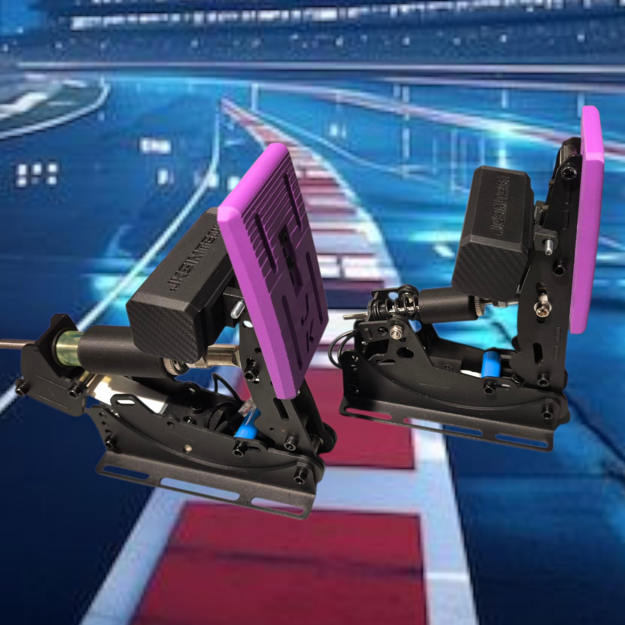 JKSIMTECH GT2 Pedal Set - 2er und 3er Pedal Set in Schwarz