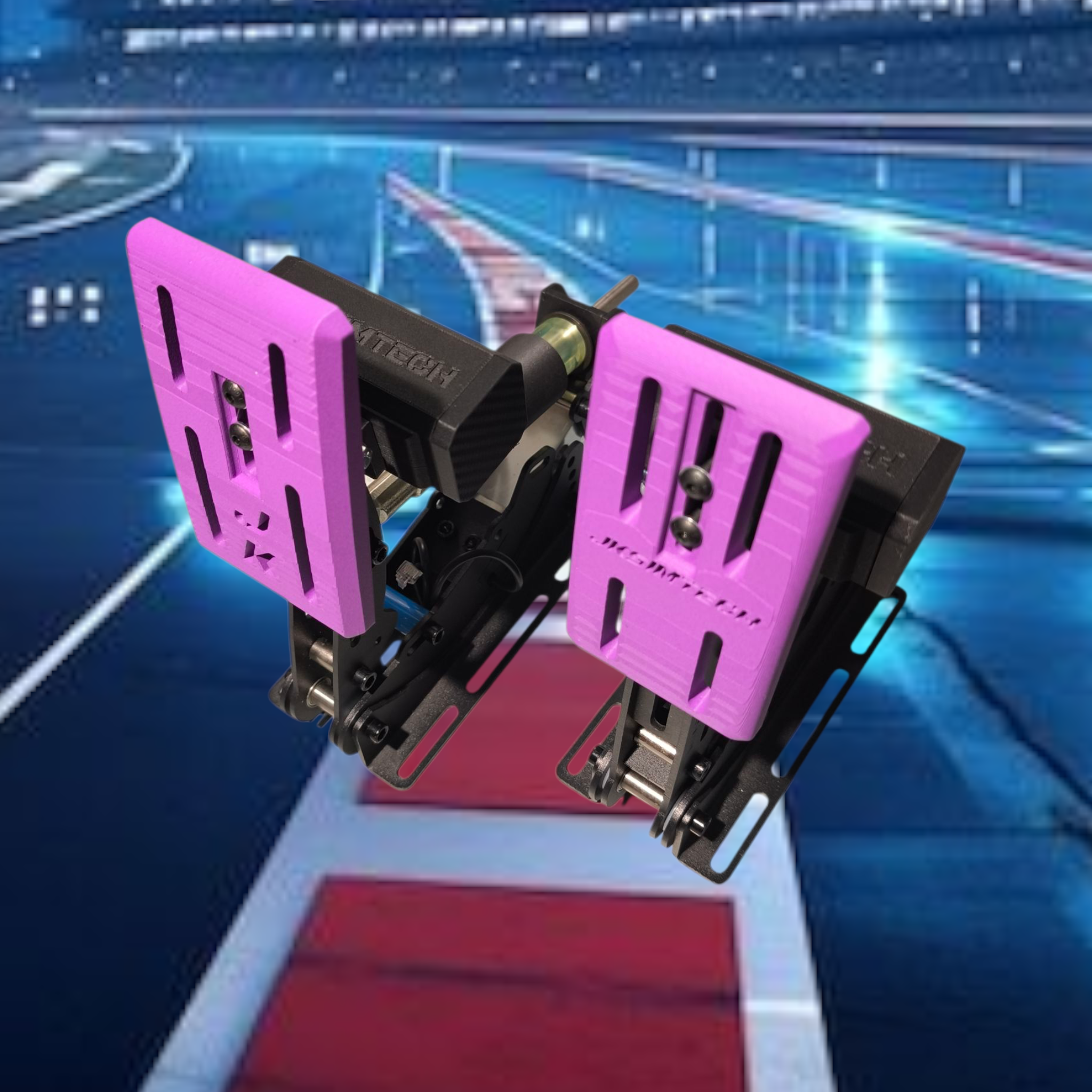 JKSIMTECH GT2 Pedal Set - 2er und 3er Pedal Set in Schwarz