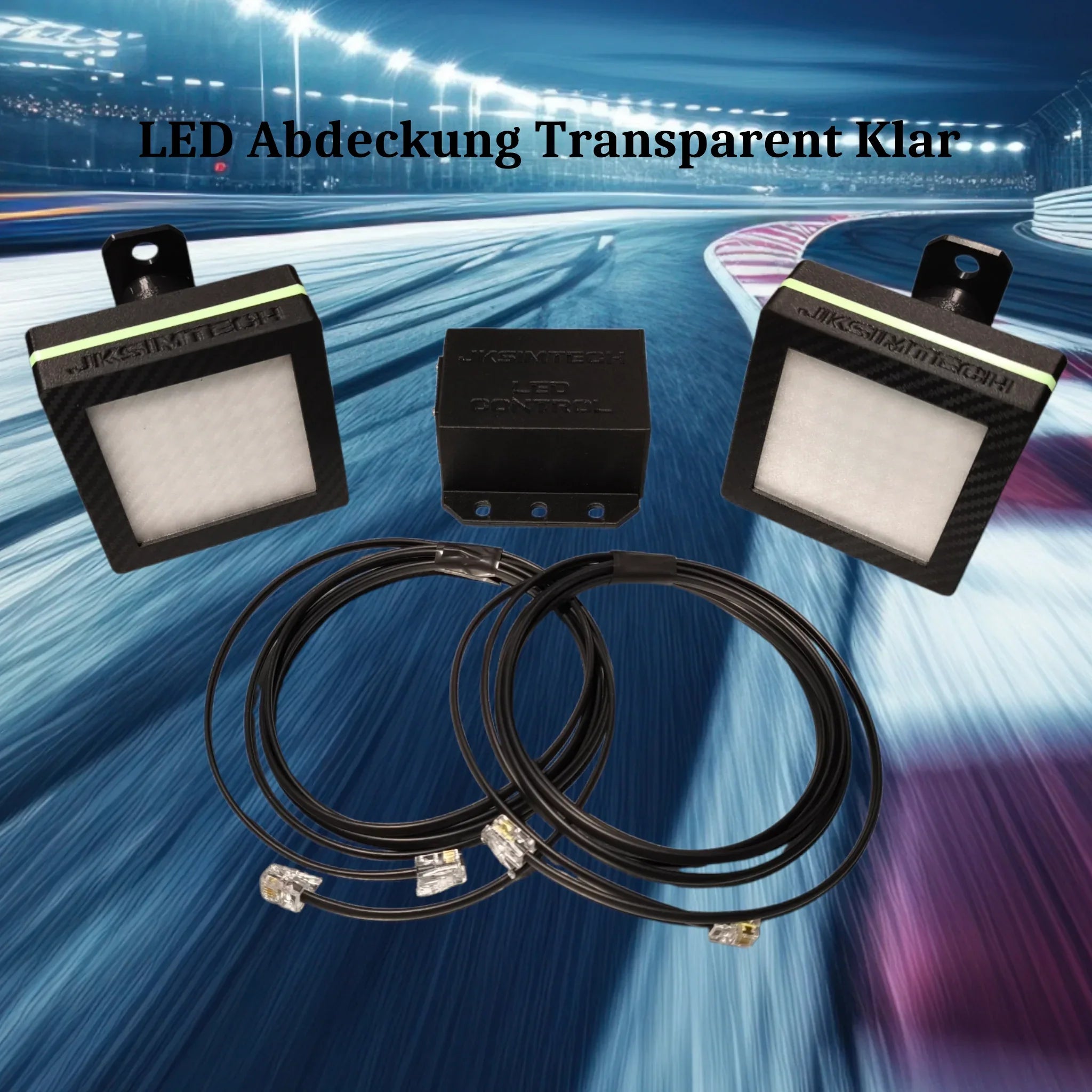 ProFlag 2 Flaggensignale Montage am Simracing Rig SimHub kompatibel diffuse klare schutzscheibe