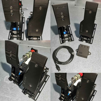 JKSIMTECH GT2 2er Pedal Set in Schwarz