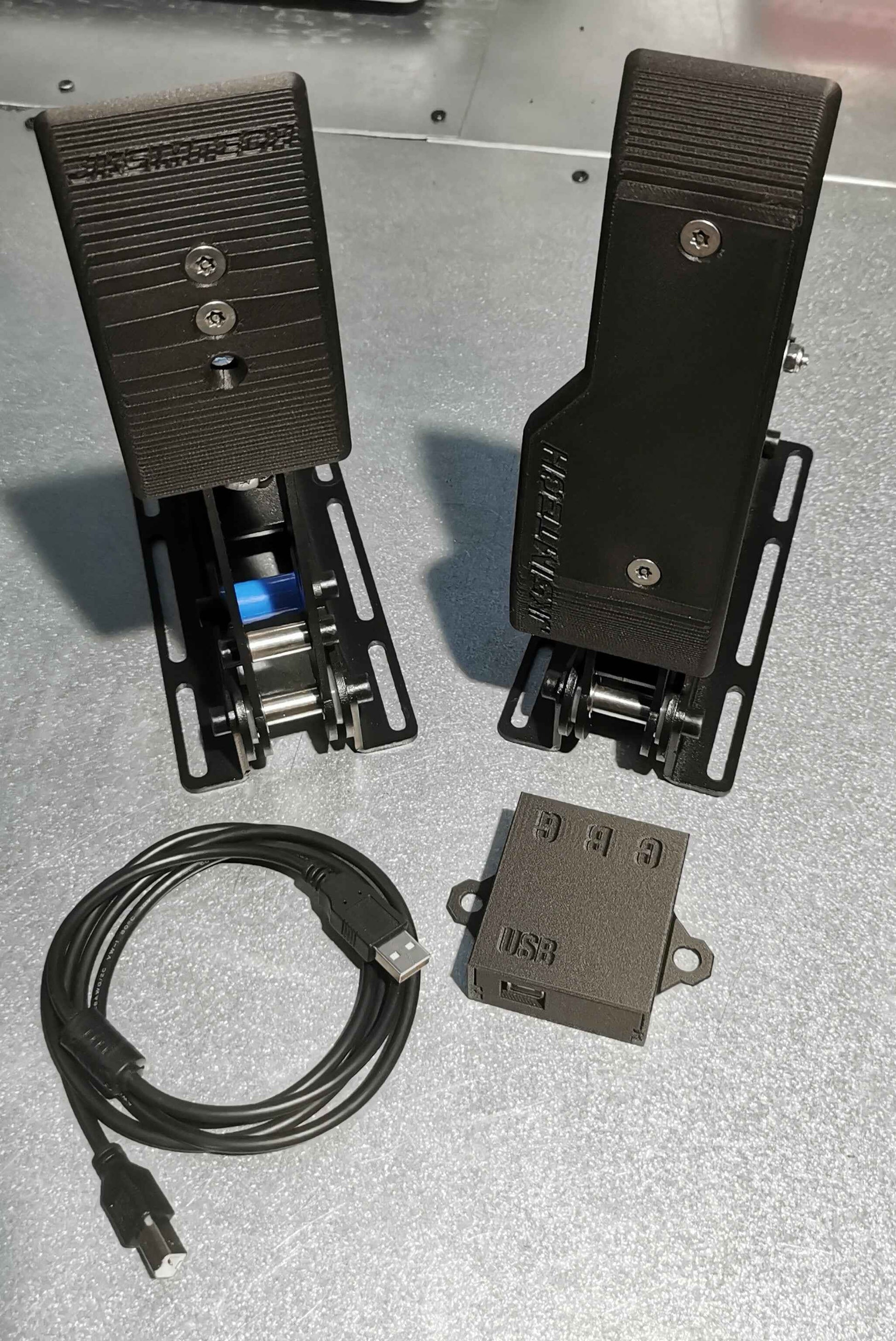 JKSIMTECH GT2 2er Pedal Set in Schwarz